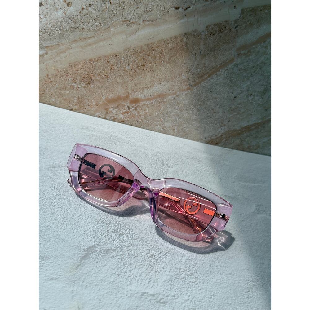 NEW Gucci GG1558SK Transparent Pink Sunglasses - Picture 12 of 12